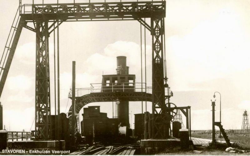 Stoompont ss Enkhuizen